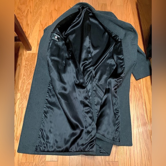 Men’s 46 XL Full Length Jacobson’s Custom USA Made ALPACUNA Trench Overcoat - Picture 14 of 16